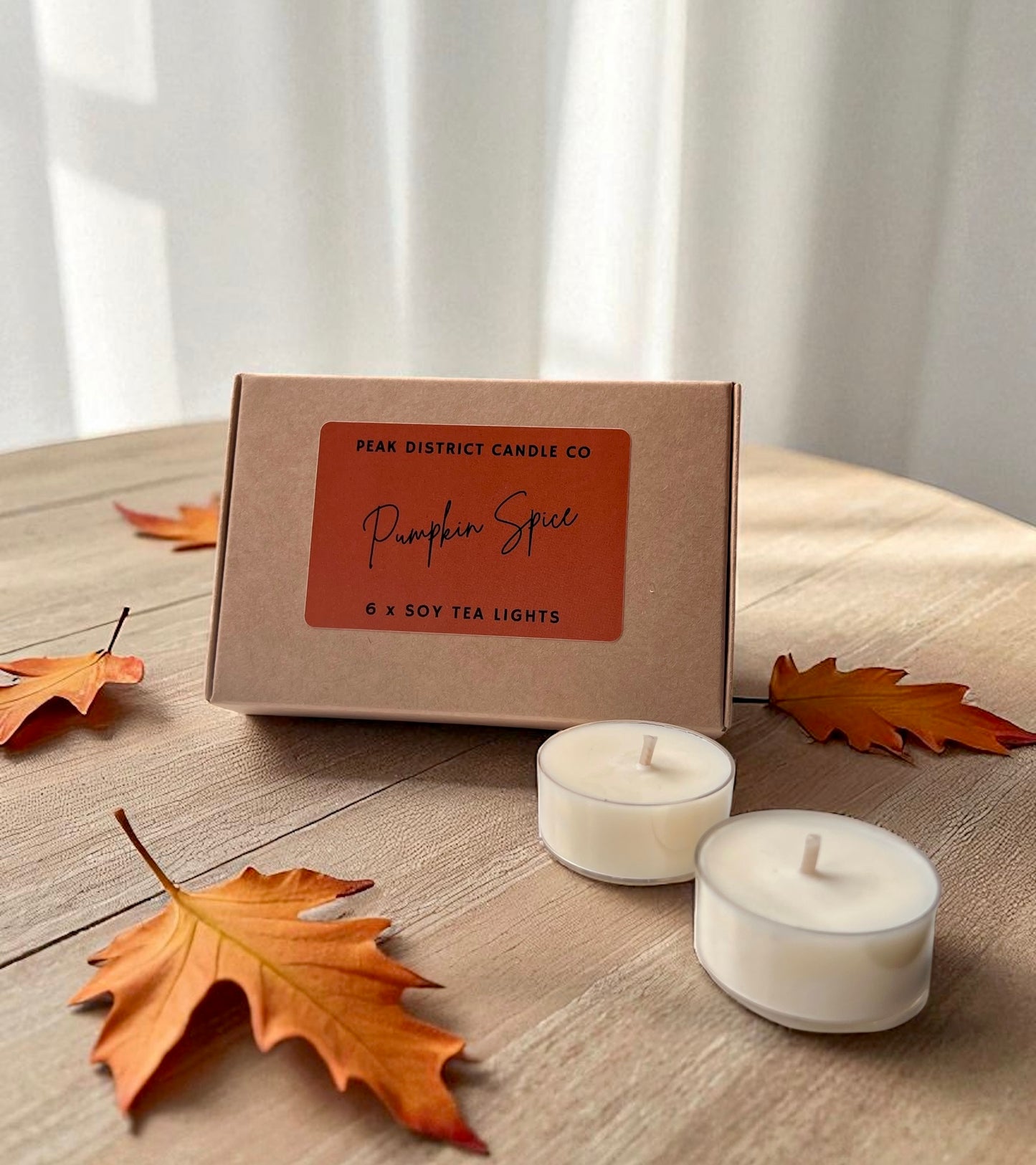 Pumpkin Spice Soy Tea Lights