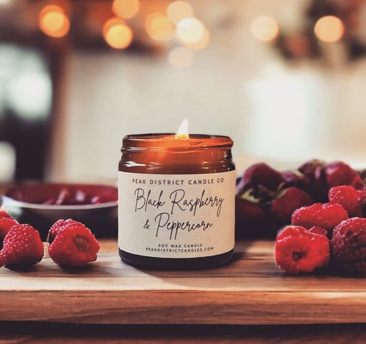 Black Raspberry & Peppercorn Mini Soy Candle