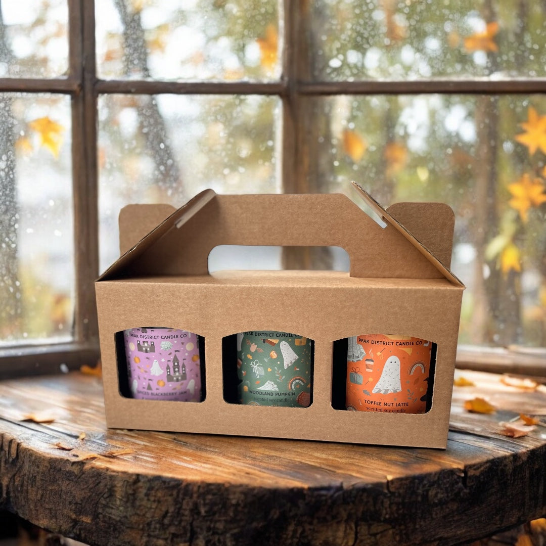 Spooky Triple Candle Gift Set