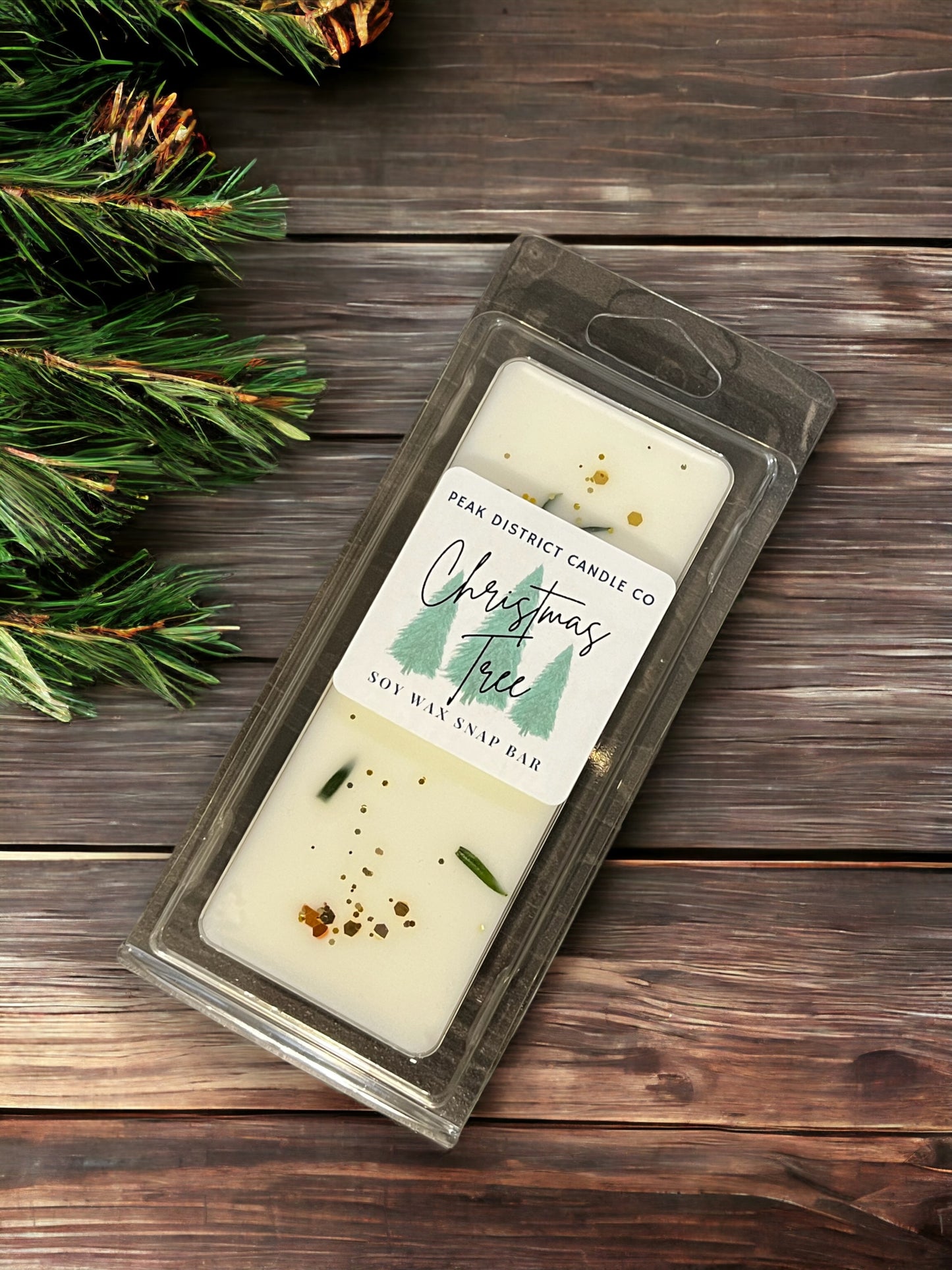 Christmas Tree Wax Melt Snap Bar