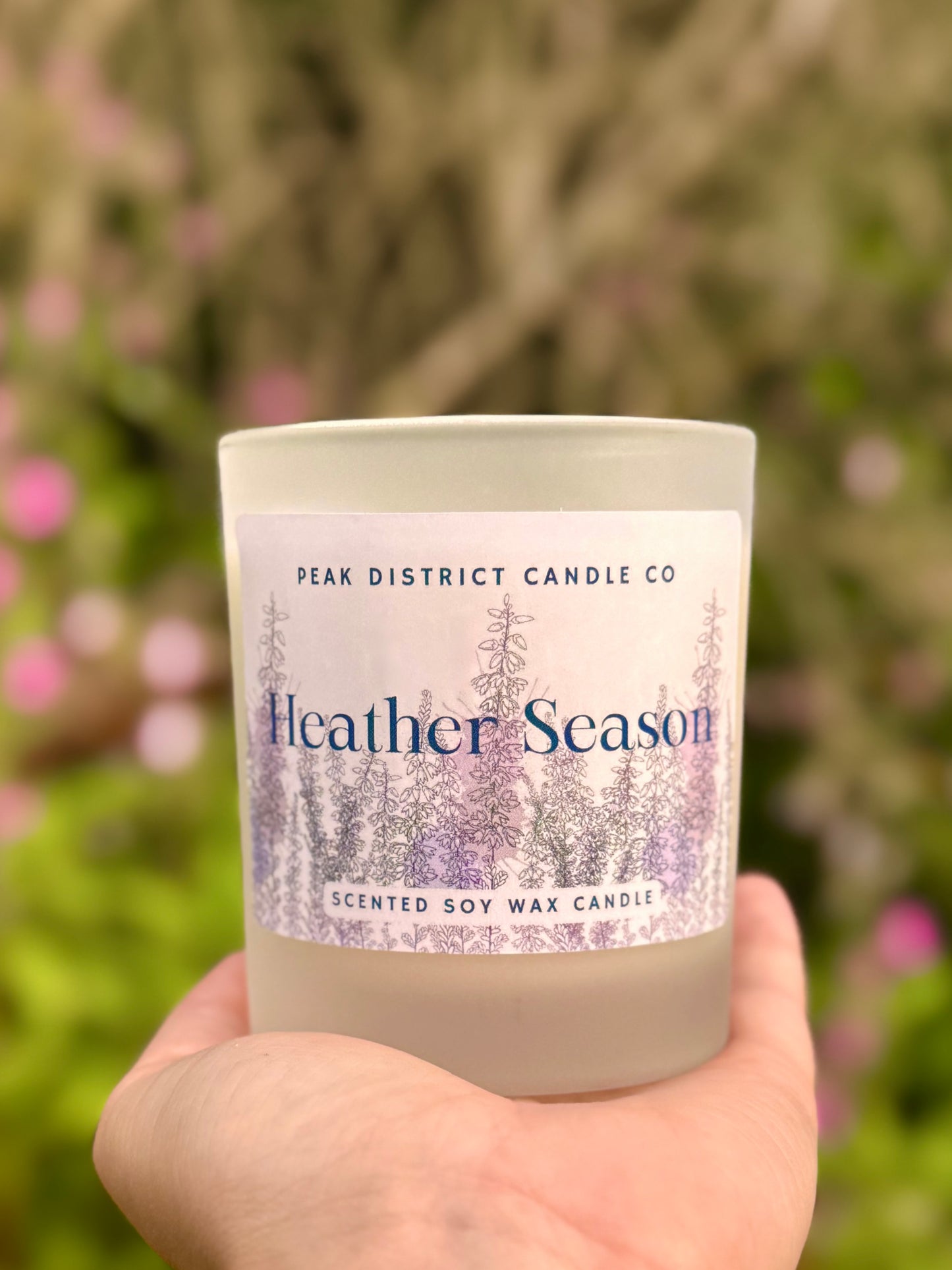 Heather Season Large Candle