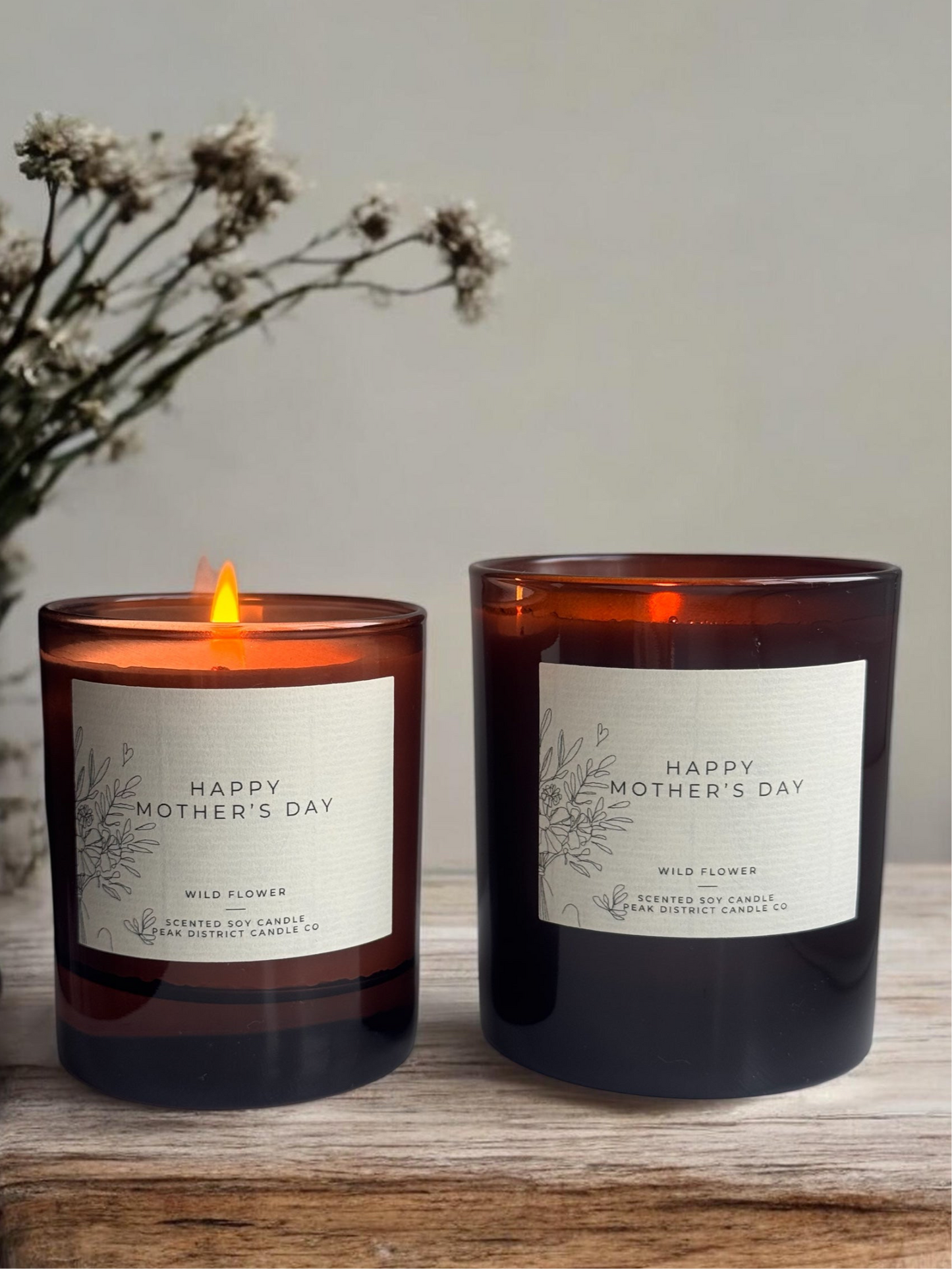 Mother’s Day Wild Flower Candle