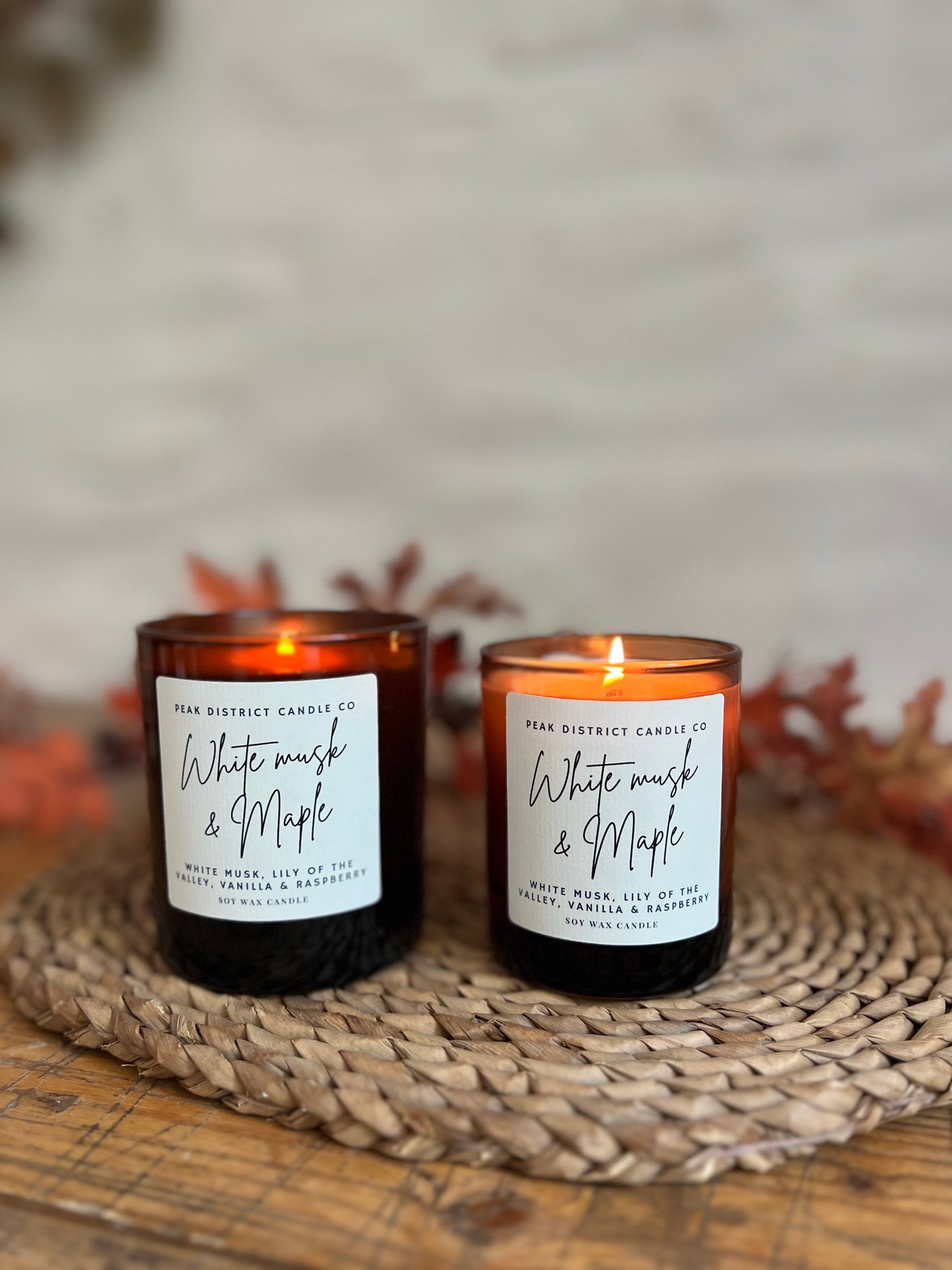 White Musk & Maple Candle