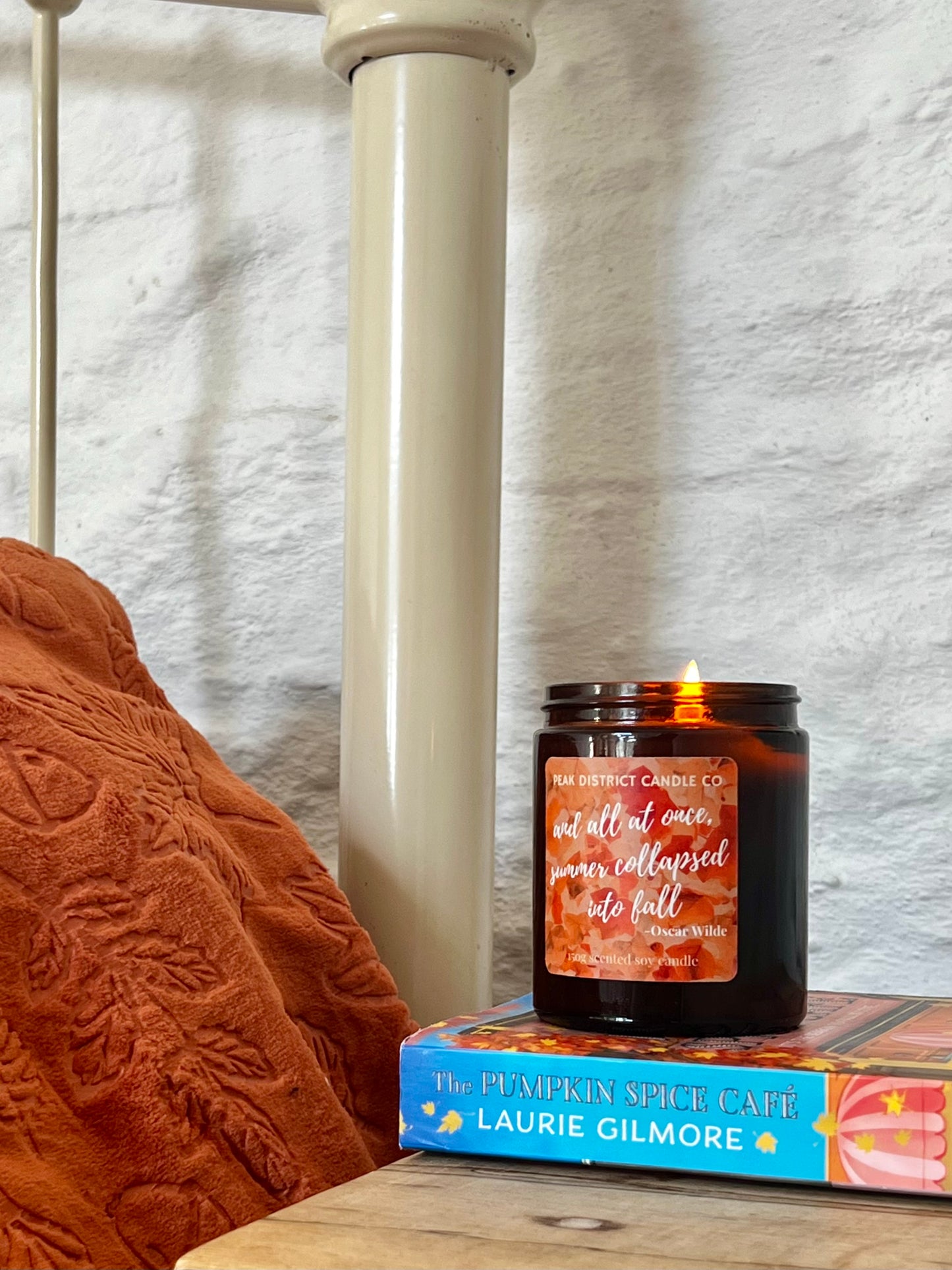 Summer collapsed into Fall Candle