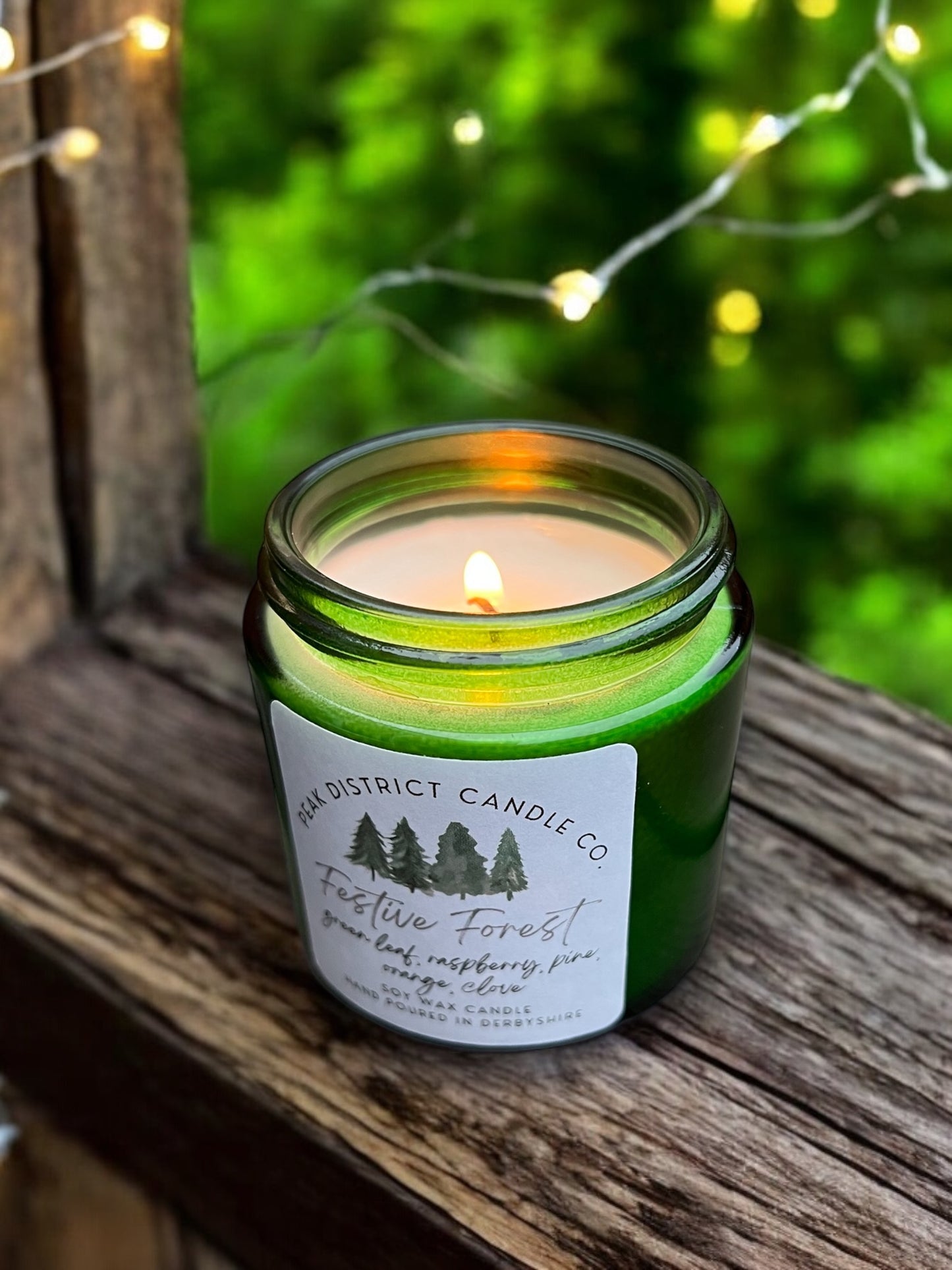 Festive Forest Small Candle