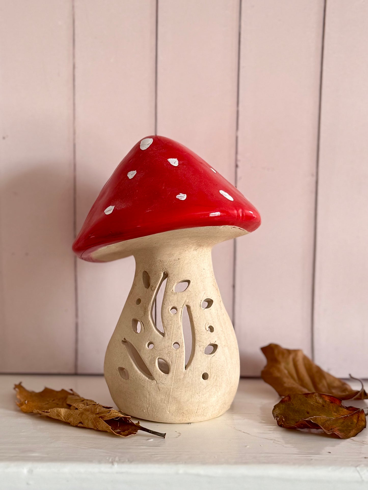Toadstool Tea Light Holder