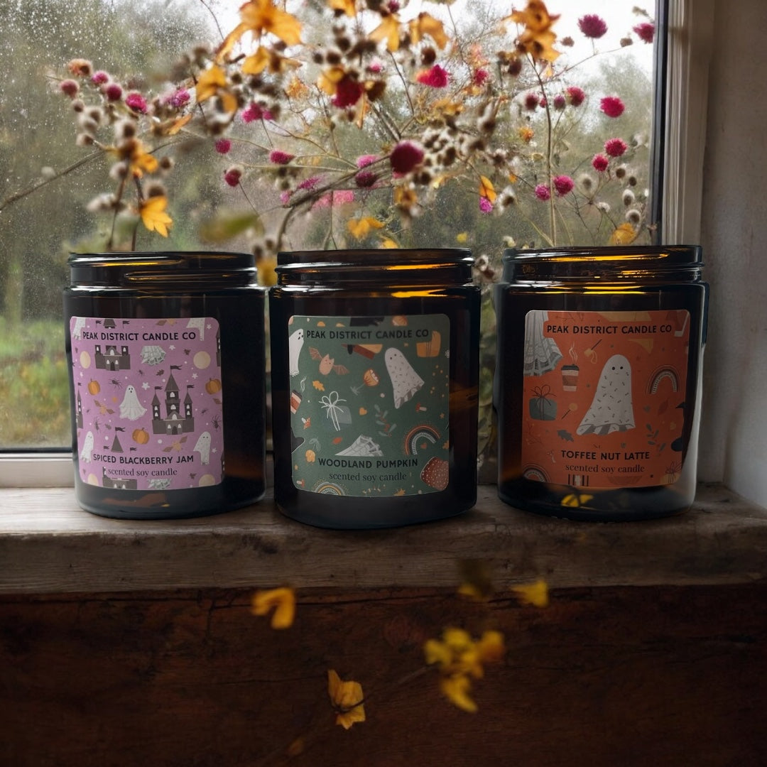 Spooky Triple Candle Gift Set