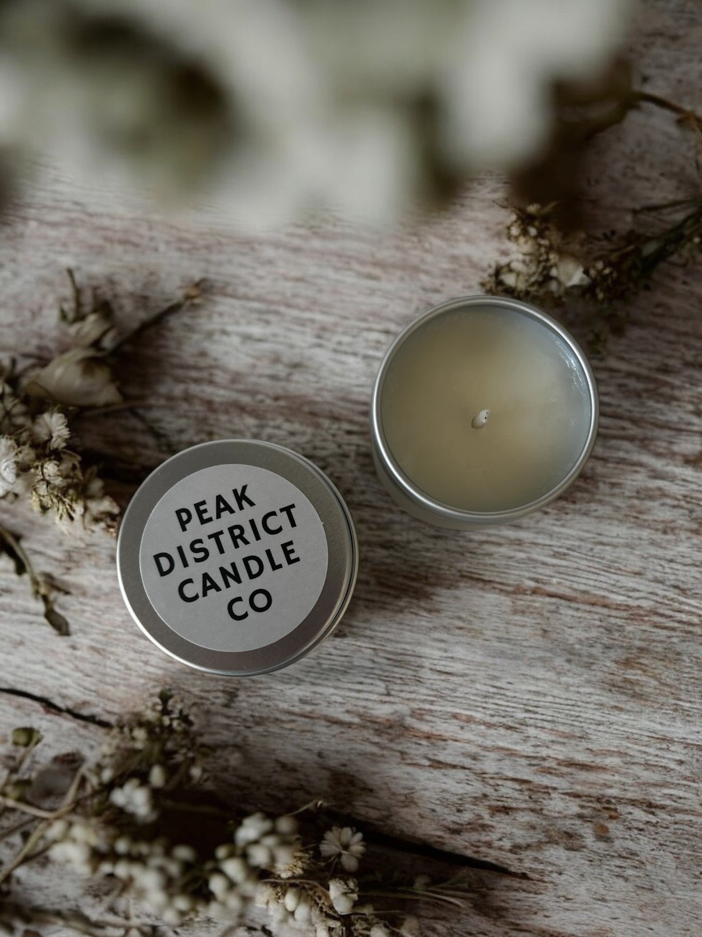 Silver Tin Travel Candle