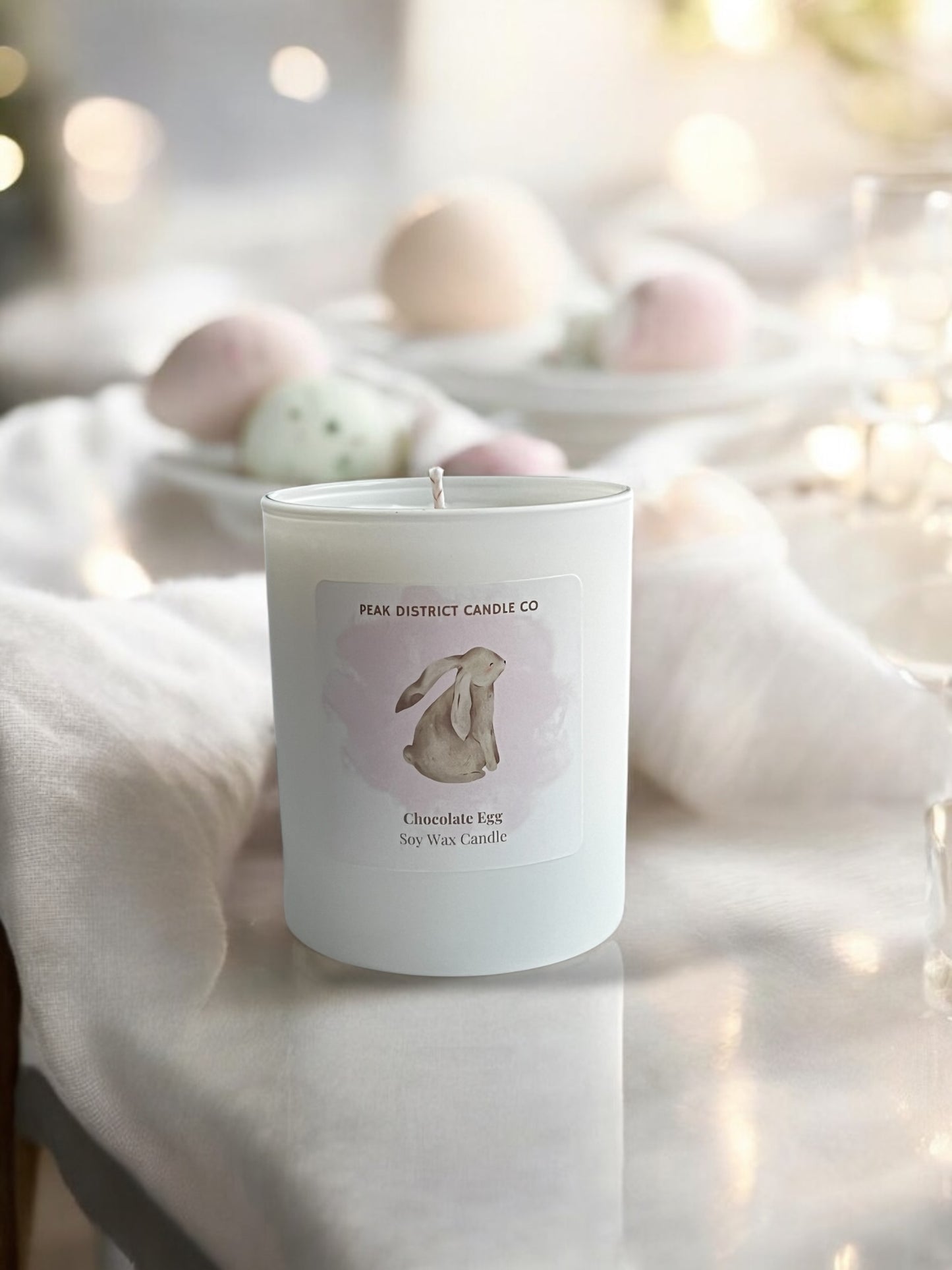 Chocolate Egg Easter Candle