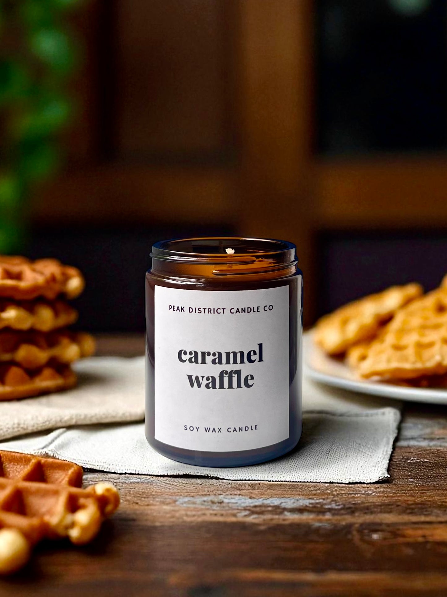 Caramel Waffle Candle