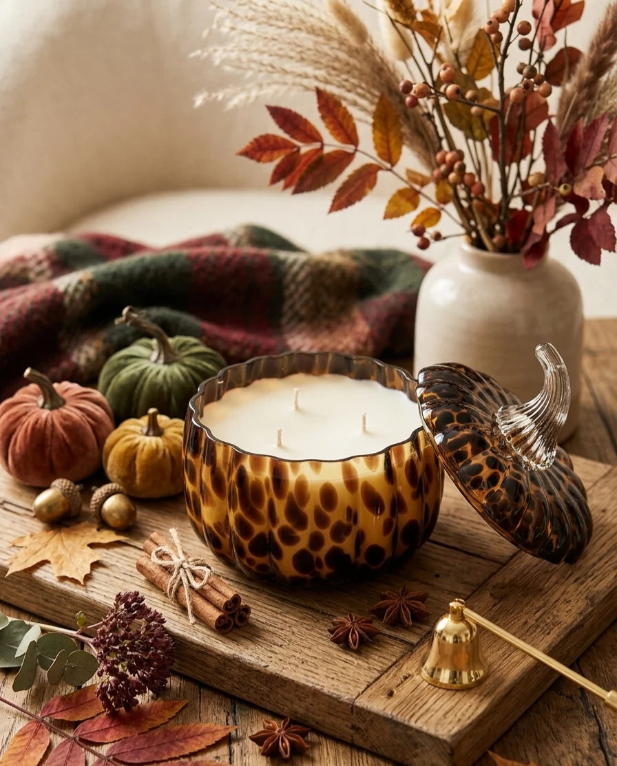 Pumpkin Spice Leopard Pumpkin