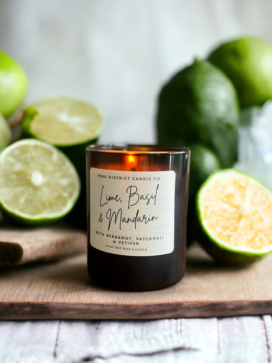 Lime, Basil & Mandarin Soy Candle
