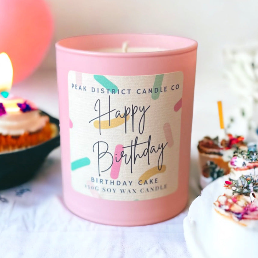 Birthday Cake Soy Candle