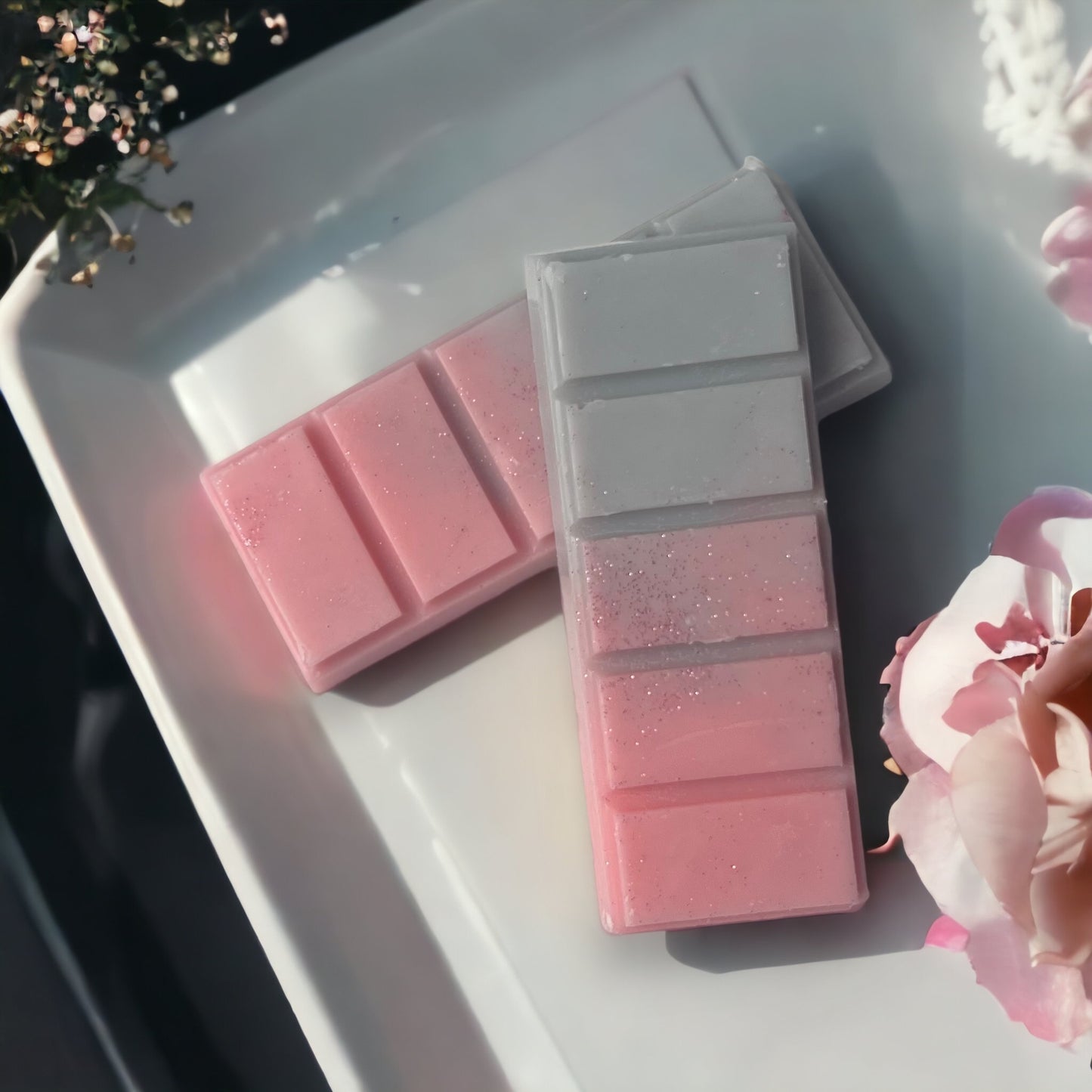 Peony & Cotton Flower Soy Wax Melt Snap Bar