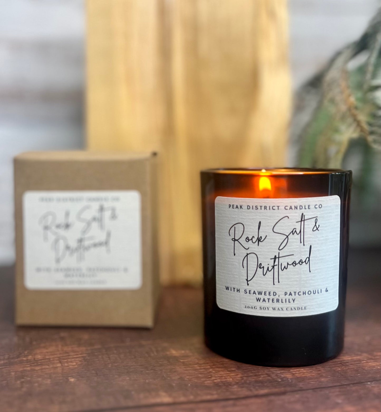 Rock Salt & Driftwood Soy Candle