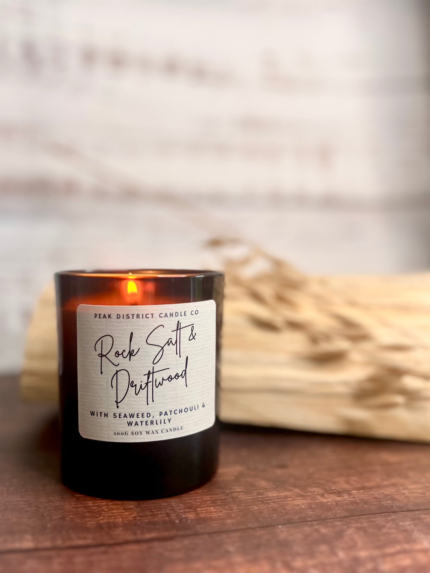 Rock Salt & Driftwood Soy Candle