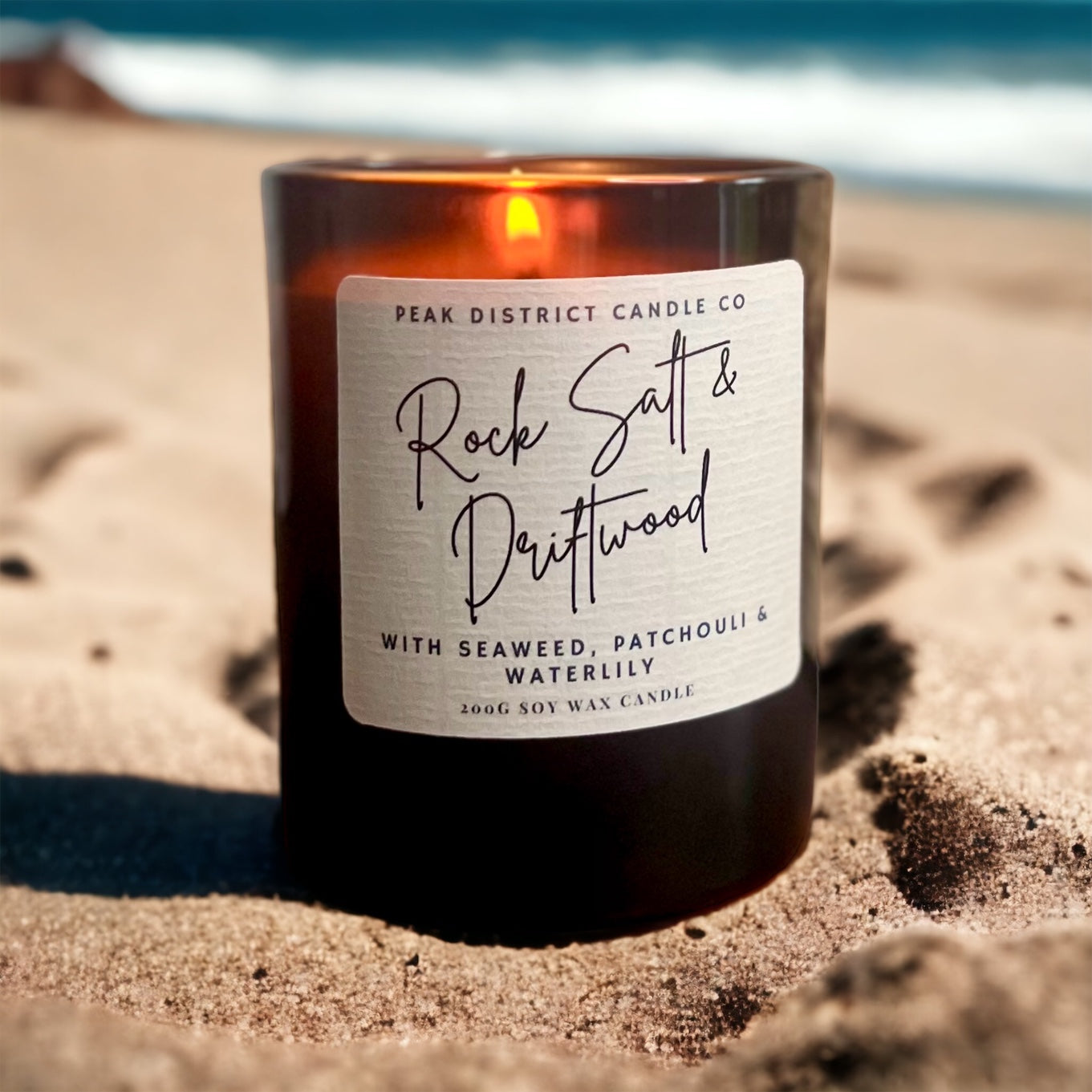 Rock Salt & Driftwood Soy Candle