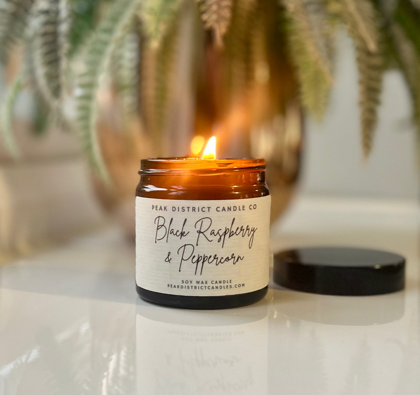 Black Raspberry & Peppercorn Mini Soy Candle