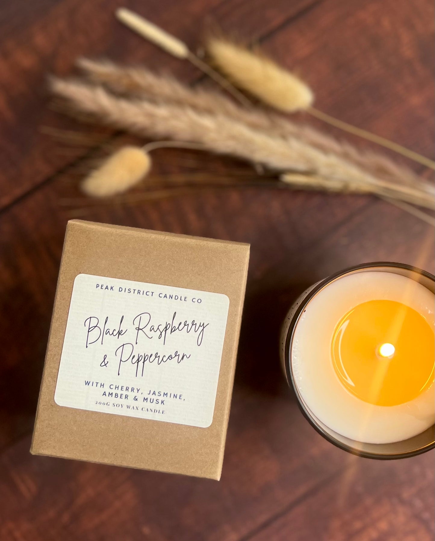 Black Raspberry & Peppercorn Soy Candle