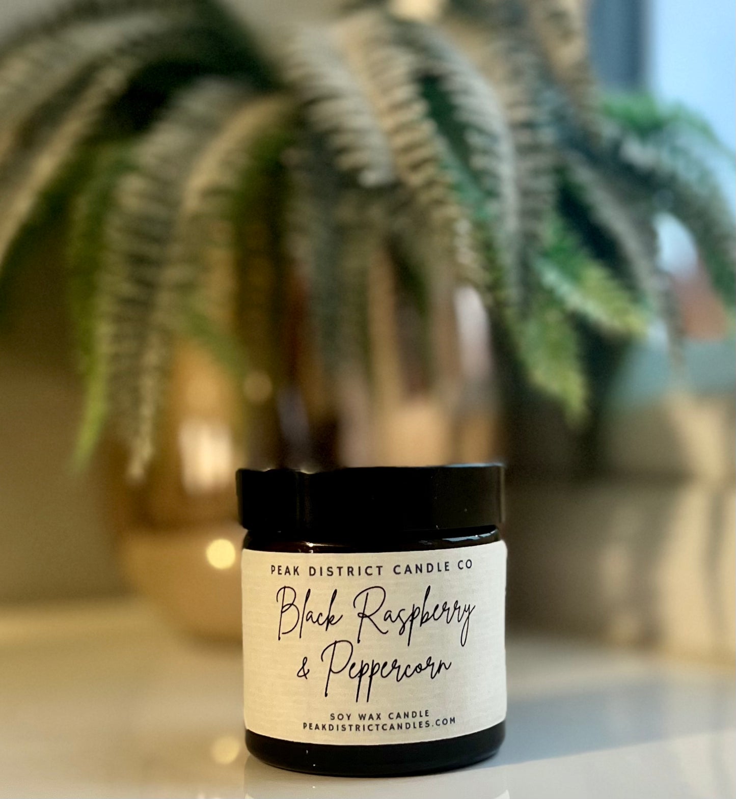 Black Raspberry & Peppercorn Mini Soy Candle