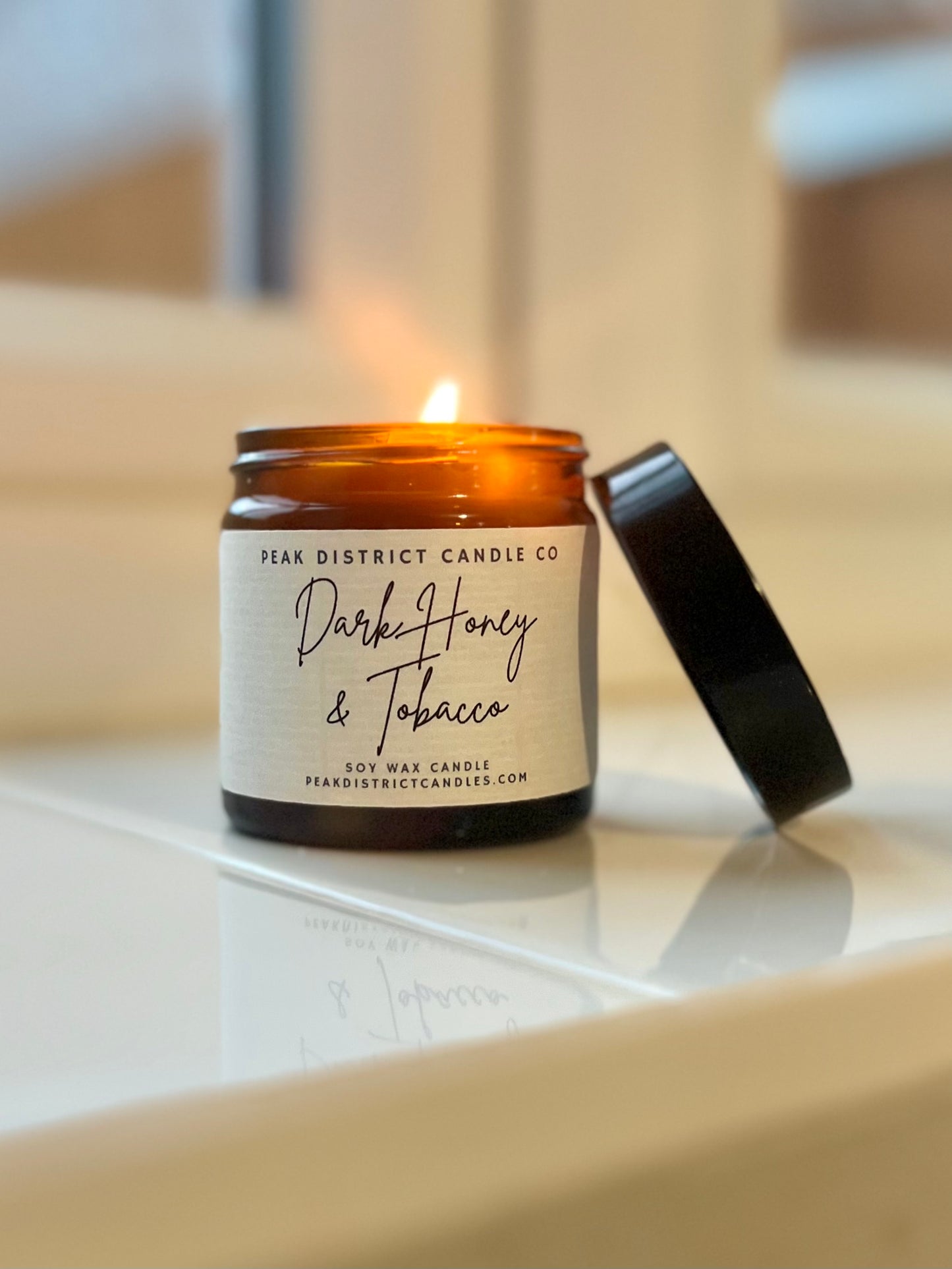 Dark Honey & Tobacco Mini Soy Candle