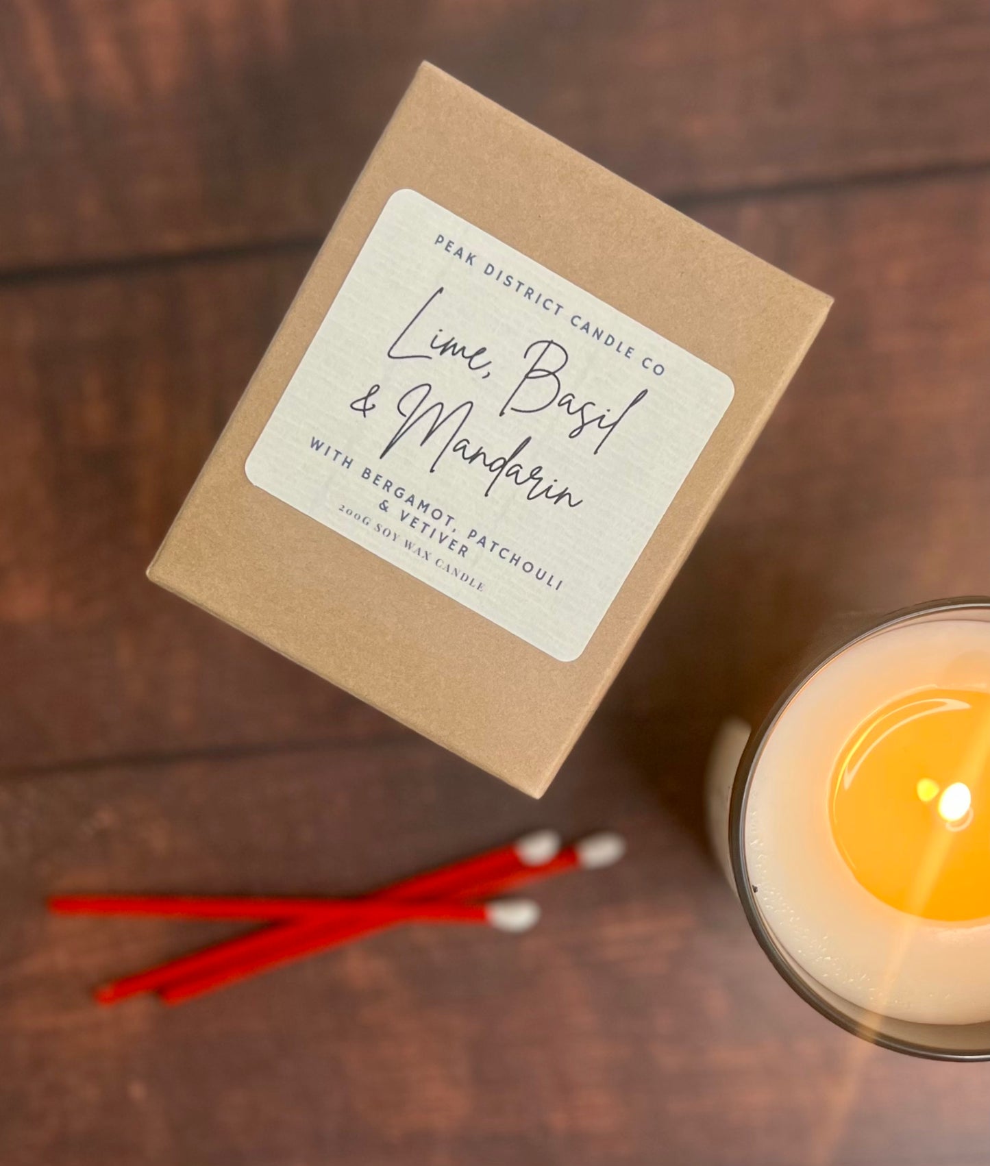 Lime, Basil & Mandarin Soy Candle
