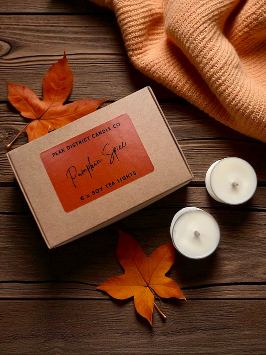 Pumpkin Spice Soy Tea Lights