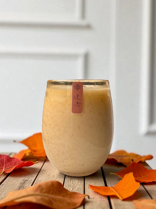 Log Fire - Amber Bubble Jar