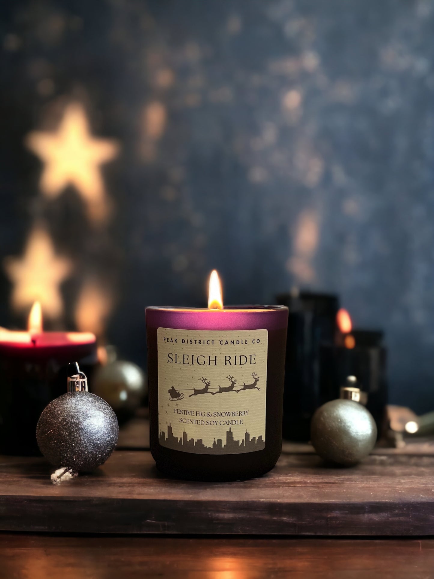 Sleigh Ride Festive Fig & Snowberry Candle
