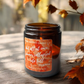 Summer collapsed into Fall Candle