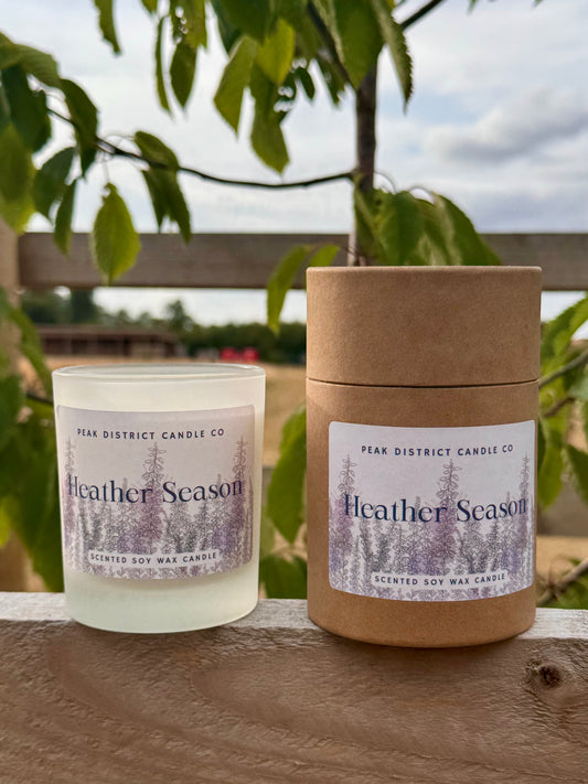 Heather Season Large Candle