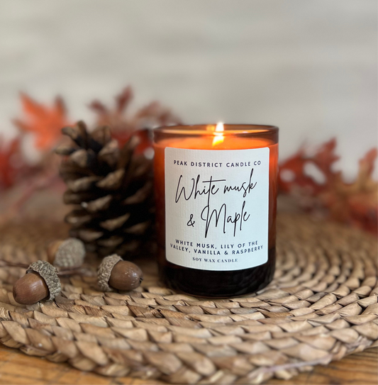 White Musk & Maple Candle