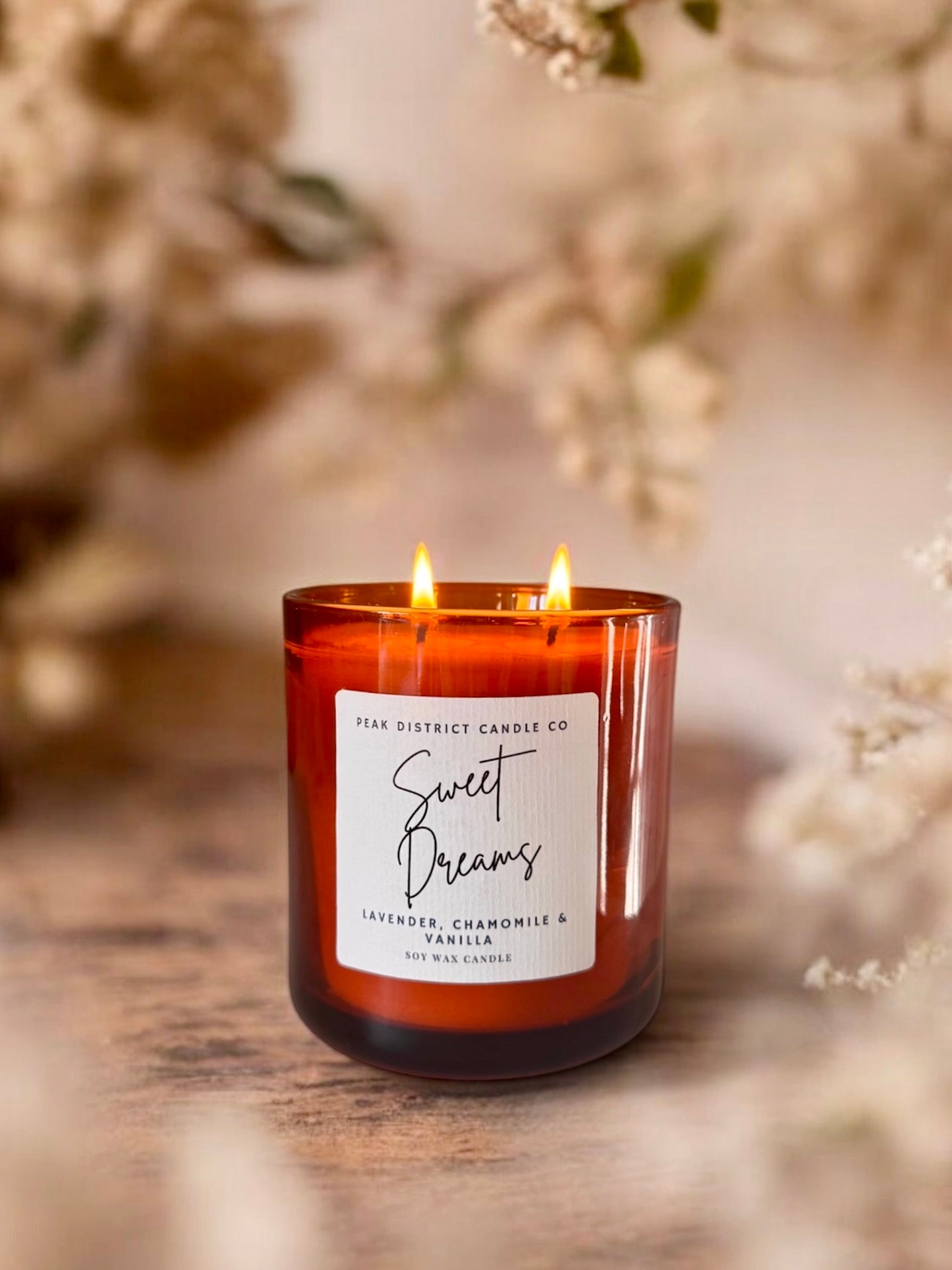 Sweet Dreams Double Wick Candle