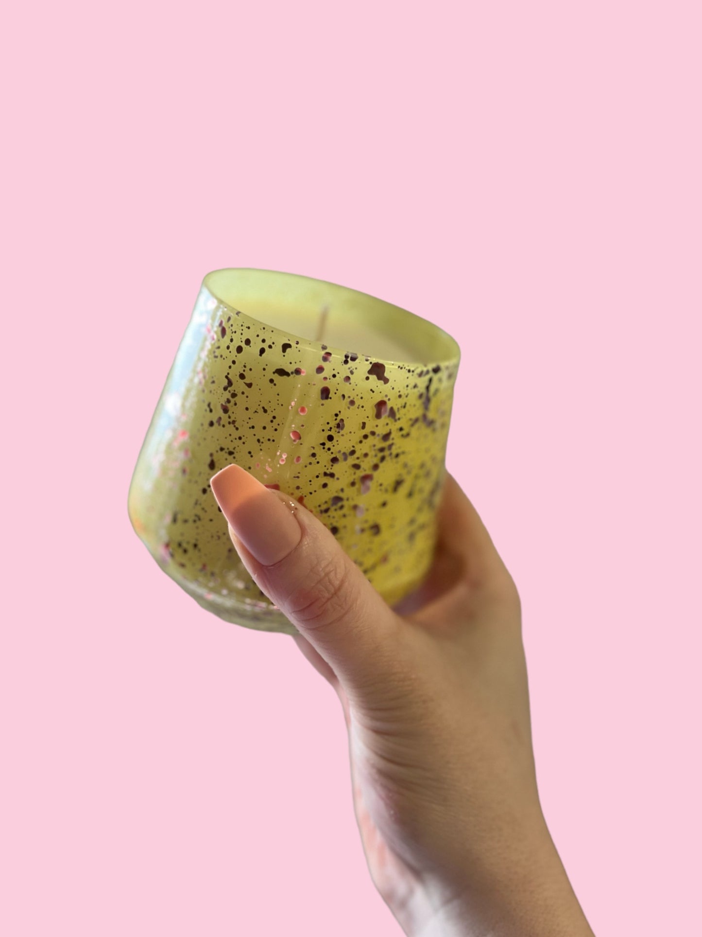 Yellow Mini Egg Candle