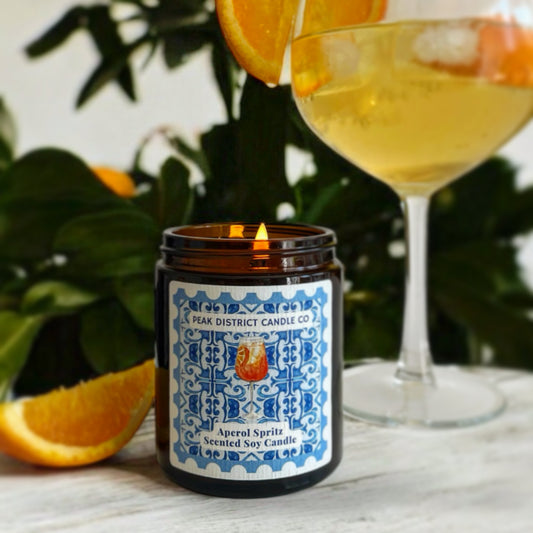 Aperol Spritz Candle