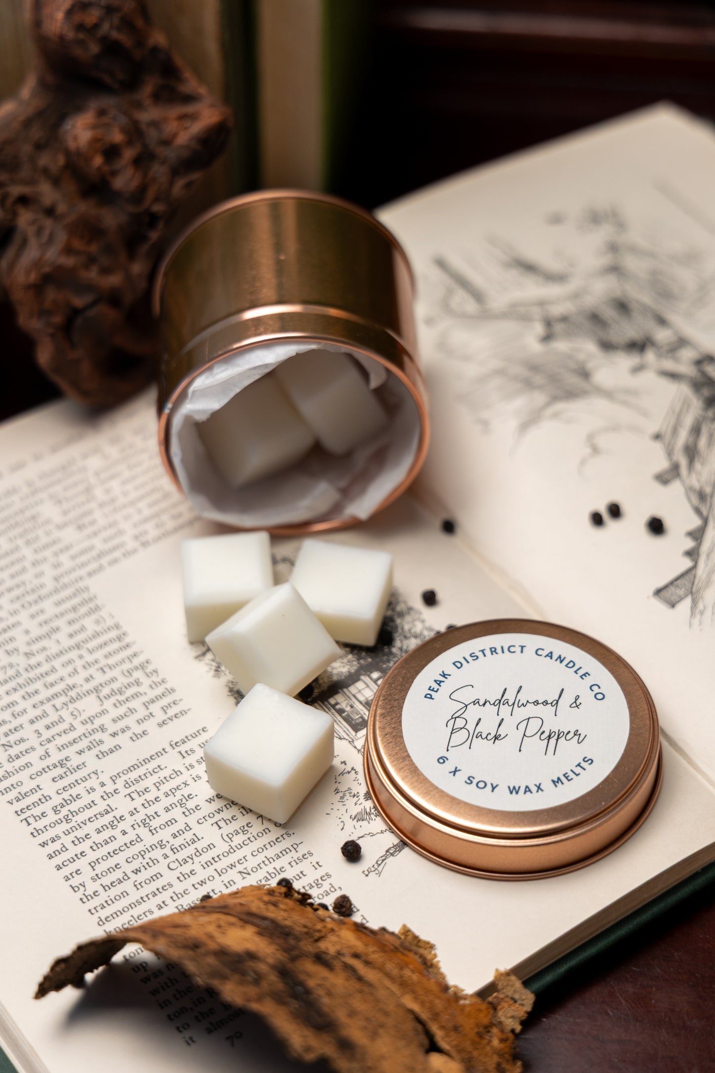 Sandalwood & Black Pepper Wax Melts