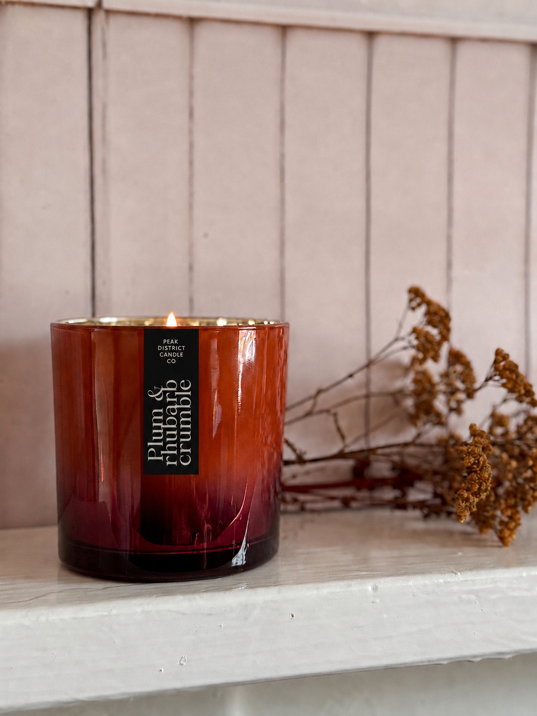 Plum & Rhubarb Crumble XL Candle