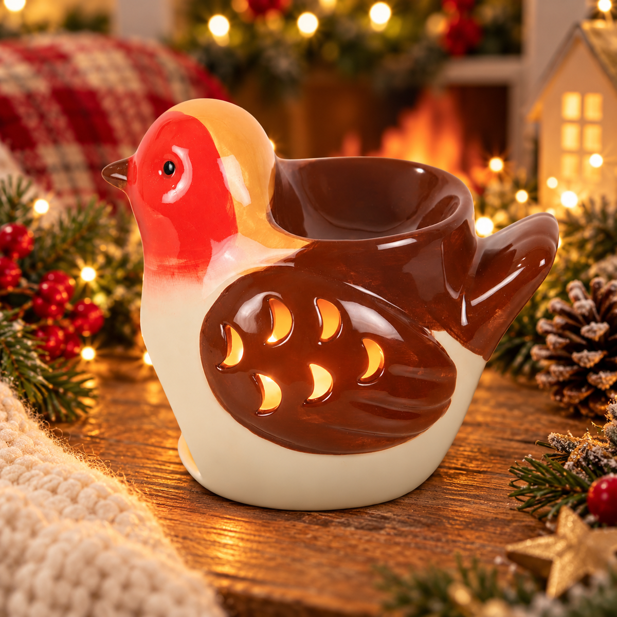 Large Robin Wax Melt Burner