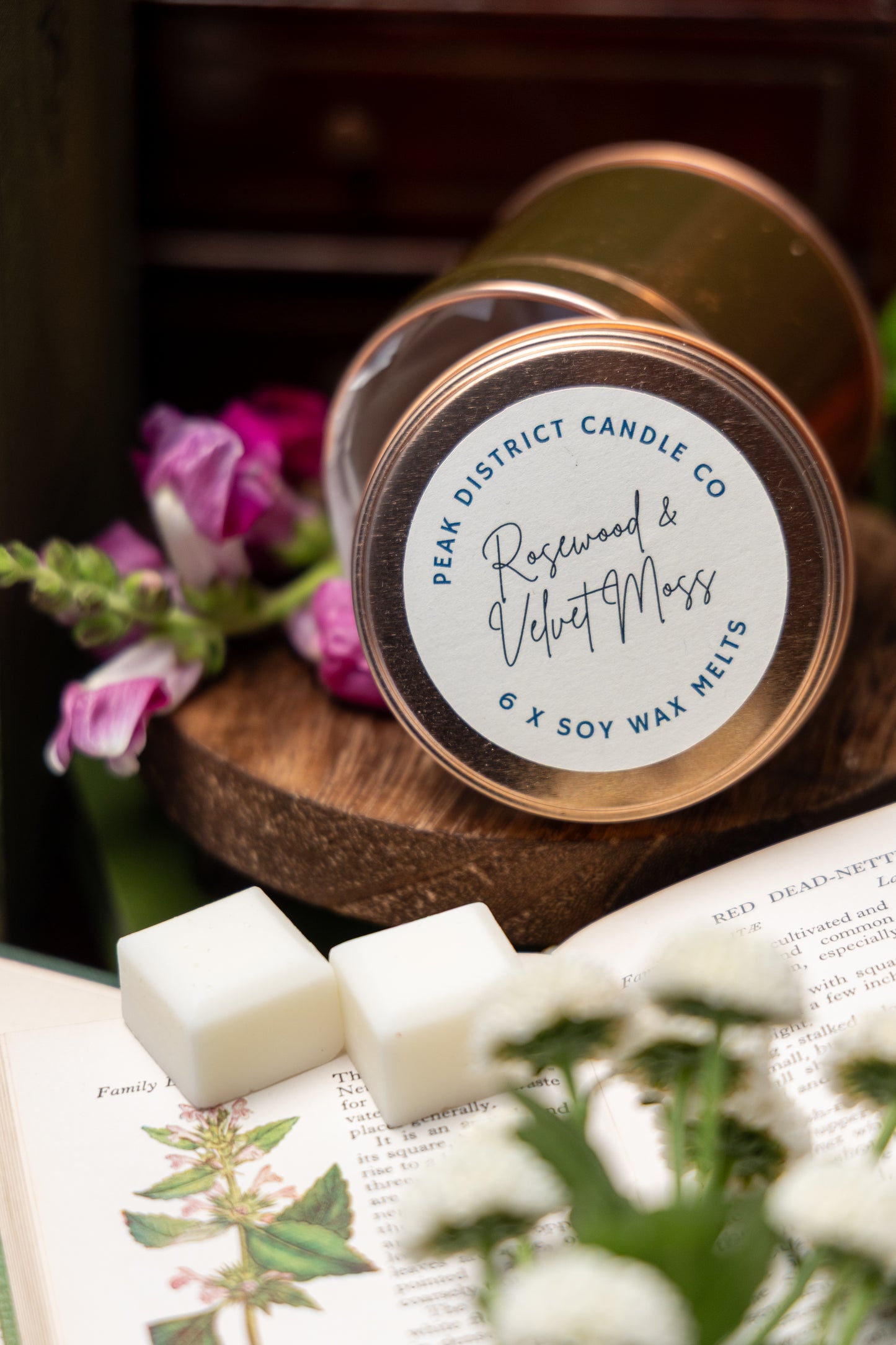 Rosewood & Velvet Moss Wax Melts