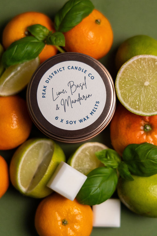 Lime, Basil & Mandarin Wax Melts