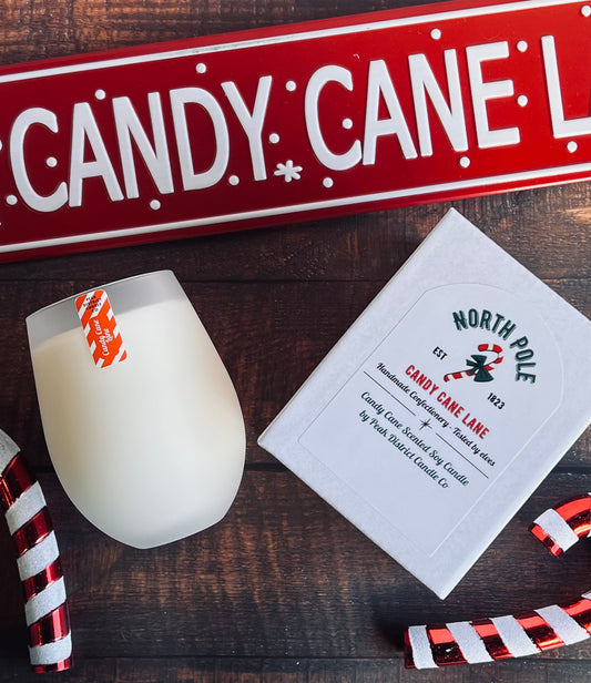 Candy Cane Lane Candle