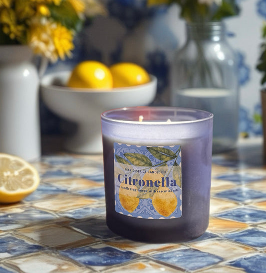 Large Citronella Soy Candle