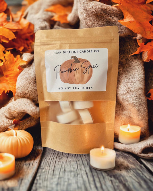 Pumpkin Spice Soy Tea Lights