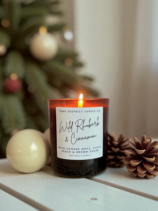 Wild Rhubarb & Cinnamon Soy Candle
