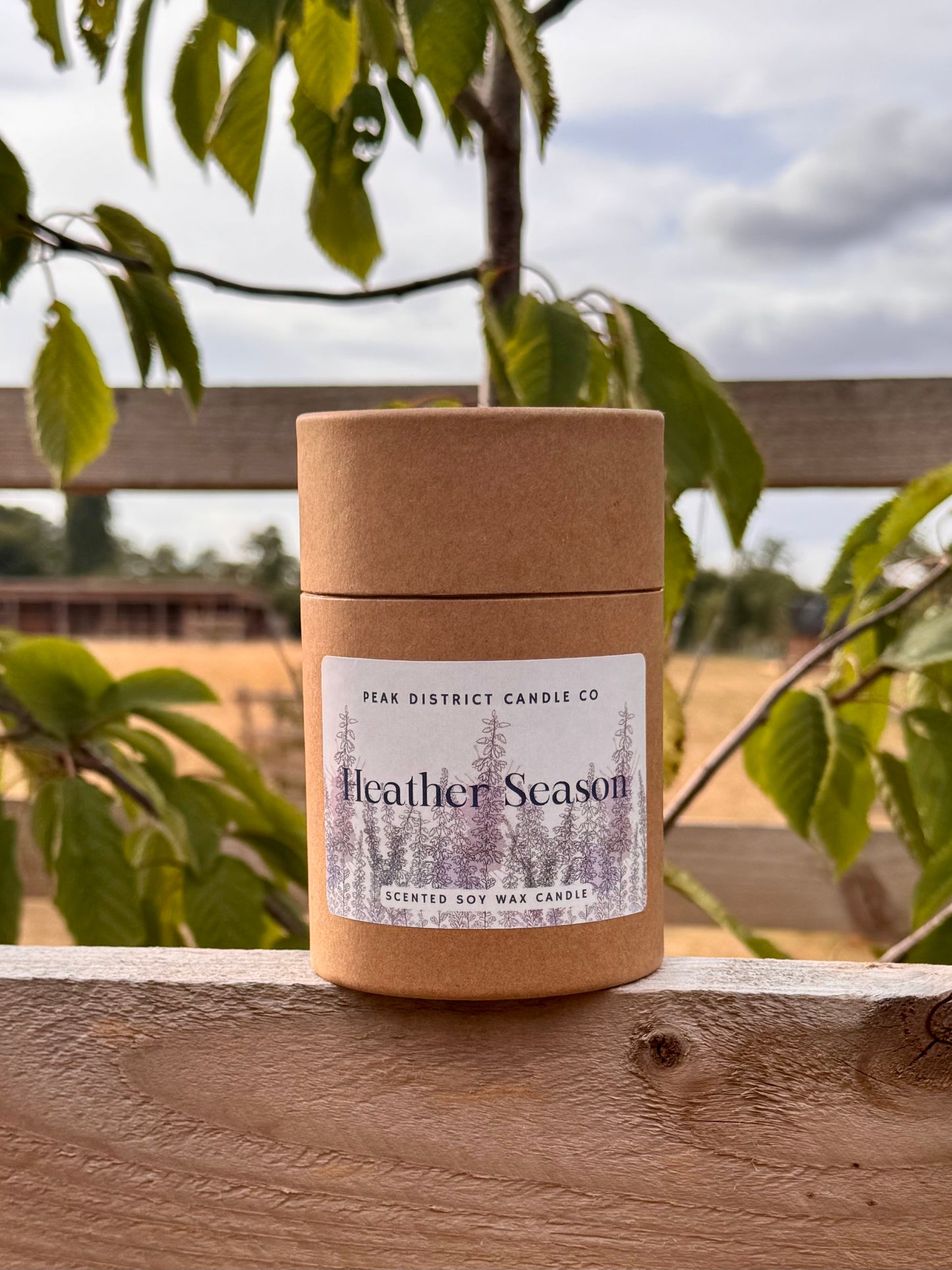 Heather Season Large Candle