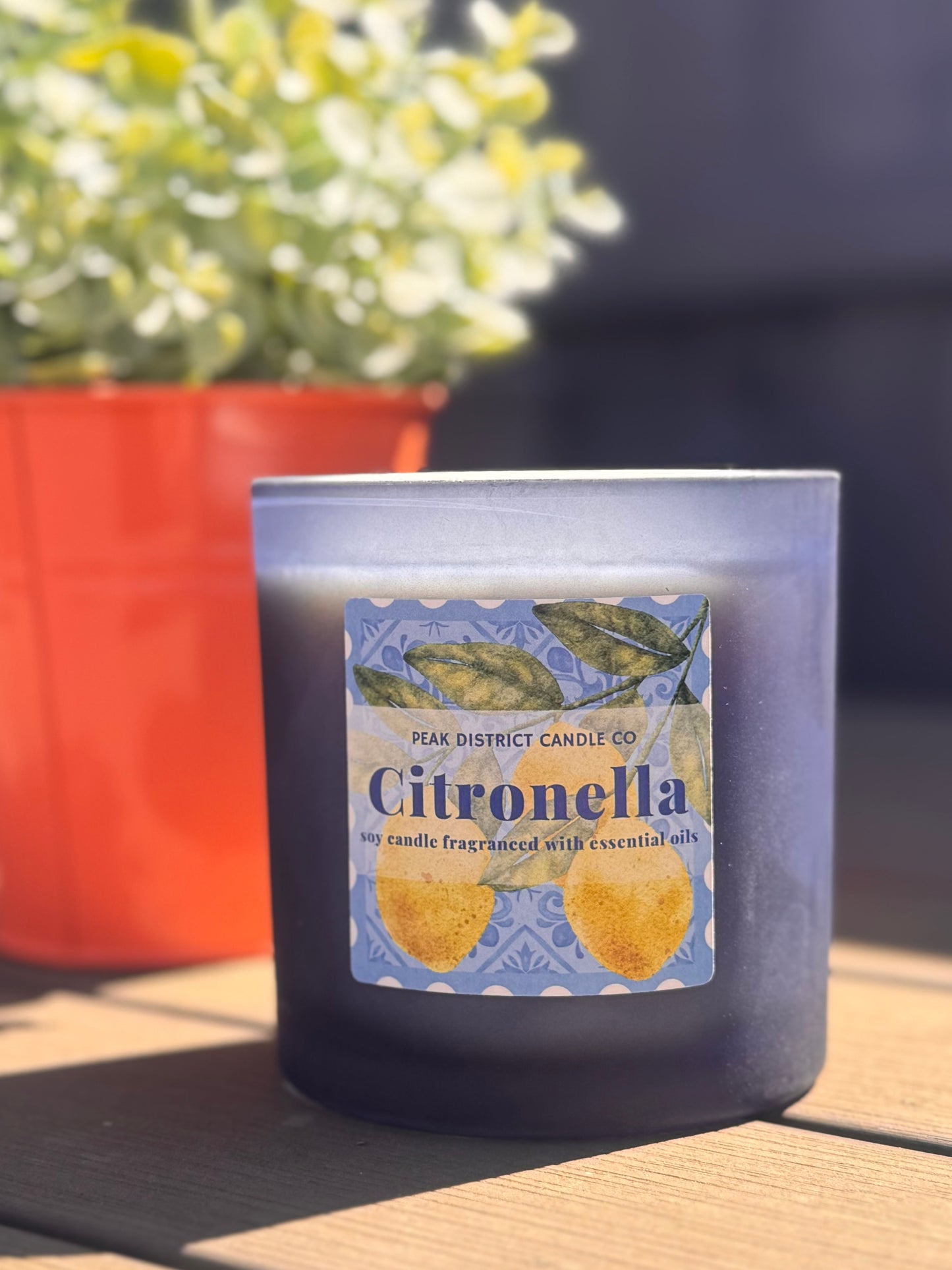 Large Citronella Soy Candle