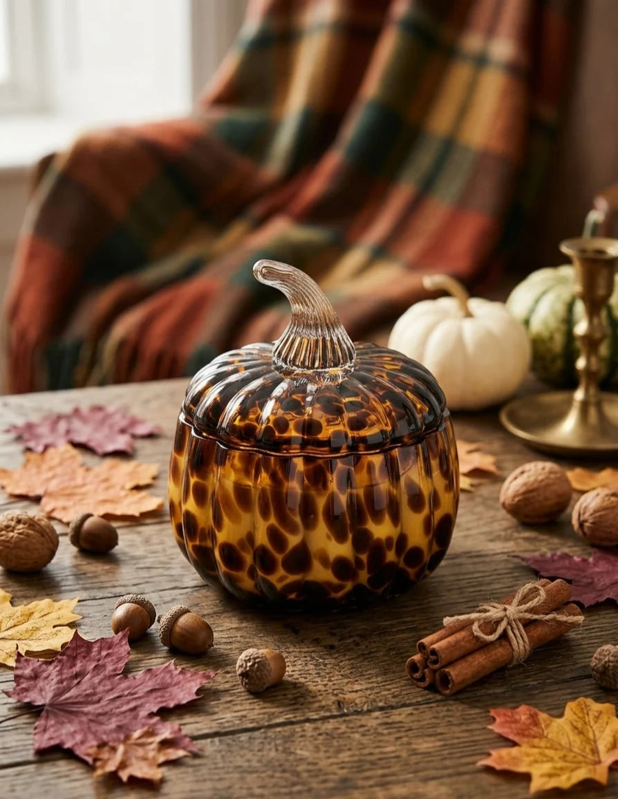 Pumpkin Spice Leopard Pumpkin