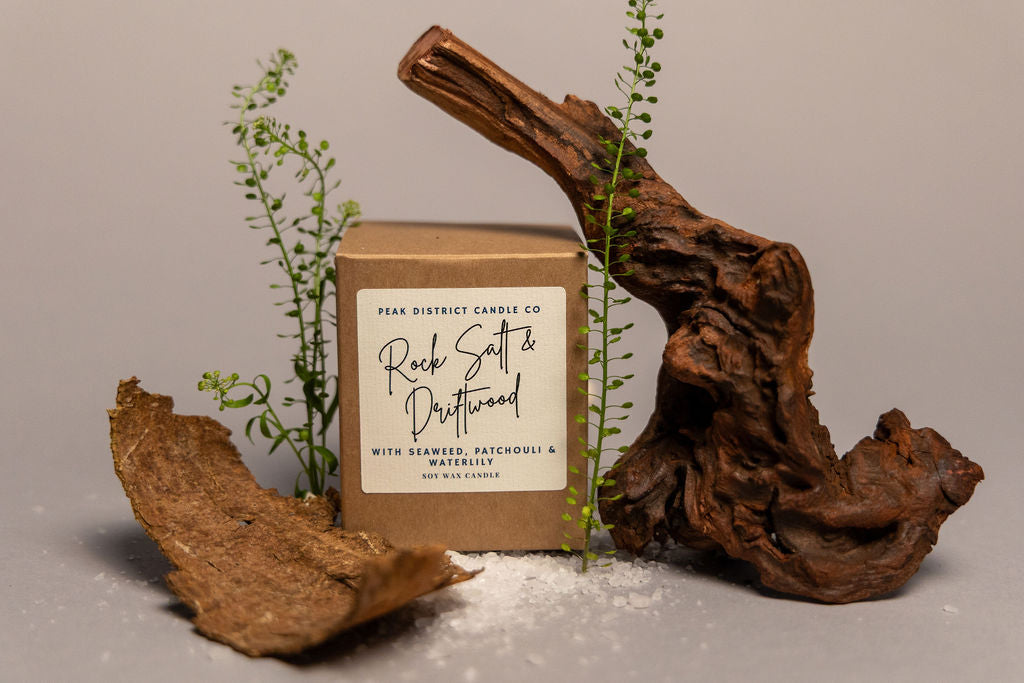 Rock Salt & Driftwood Candle